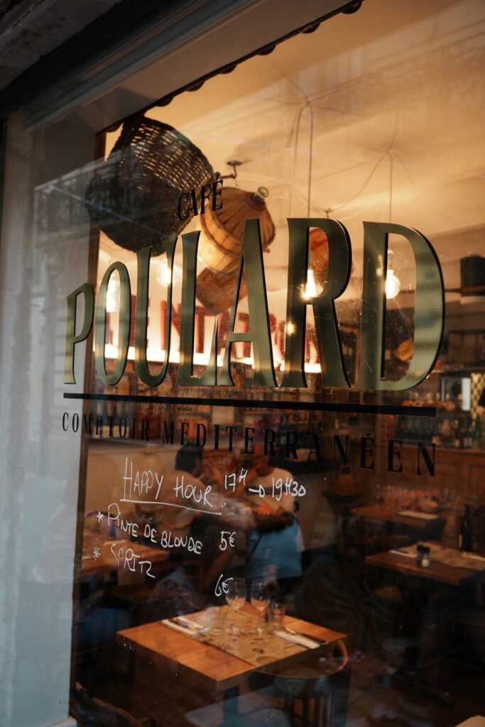 Façade du Café Poulard, comptoir méditerranéen à Montpellier
